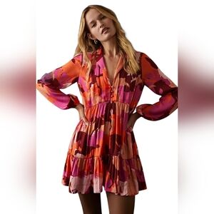 MAEVE by ANTHROPOLOGIE, Vibrant Multicolor Women's Dress